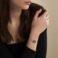 Histoire D'Or Bracelet Peer Argent Blanc Oxyde De Zirconium -Boucles d'oreilles Bracelet Soldes FABFBZW0ZM model0