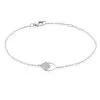 Histoire D'Or Bracelet Argent Blanc Valtrude Oxydes De Zirconium Serti Griffes