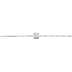 Histoire D'Or Bracelet Solitaire Argent Blanc Oxyde De Zirconium -Boucles d'oreilles Bracelet Soldes FABFBZW335 view1