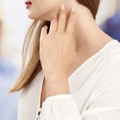 Histoire D'Or Bracelet Nostra Argent Blanc Oxyde De Zirconium 7 Histoire D'Or Bracelet Nostra Argent Blanc Oxyde De Zirconium -Boucles d'oreilles Bracelet Soldes FABFBZW377 model0