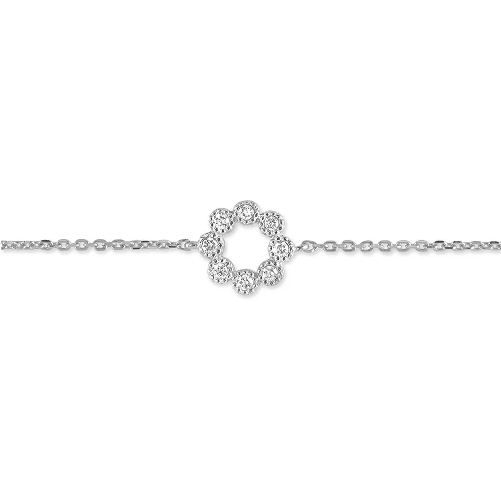 Histoire D'Or Bracelet Nostra Argent Blanc Oxyde De Zirconium 4 Histoire D'Or Bracelet Nostra Argent Blanc Oxyde De Zirconium – Image 2