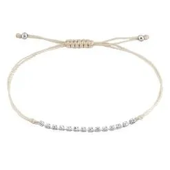 Histoire D'Or Bracelet Miguyae Argent Blanc Oxyde De Zirconium