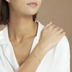 Histoire D'Or Bracelet Fares Argent Rose Spinelle -Boucles d'oreilles Bracelet Soldes FABFRAN001 model0