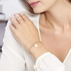 Histoire D'Or Bracelet Jonc Tam Argent Rose 7 Histoire D'Or Bracelet Jonc Tam Argent Rose -Boucles d'oreilles Bracelet Soldes FABFRW0081 model0