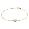 Histoire D'Or Bracelet Argent Rose Anne-lise Oxyde De Zirconium