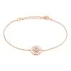 Histoire D'Or Bracelet Alexine Argent Rose Oxyde De Zirconium