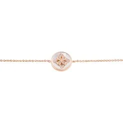 Histoire D'Or Bracelet Alexine Argent Rose Oxyde De Zirconium -Boucles d'oreilles Bracelet Soldes FABFRZW151 view1