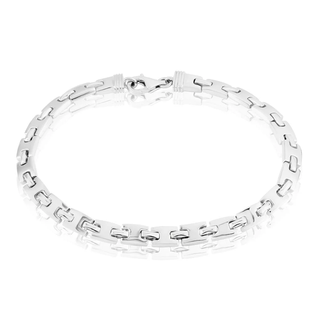 Histoire D'Or Bracelet Maille Lancelot Argent Blanc 3 Histoire D'Or Bracelet Maille Lancelot Argent Blanc