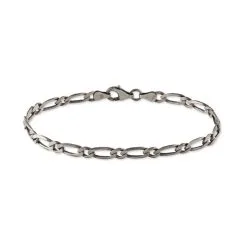 Histoire D'Or Bracelet Anilo Noircie Argent Blanc