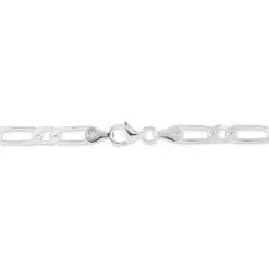 Histoire D'Or Bracelet Anilo Maille Alternee 1/1 Argent Blanc -Boucles d'oreilles Bracelet Soldes FABHBW0235 view2