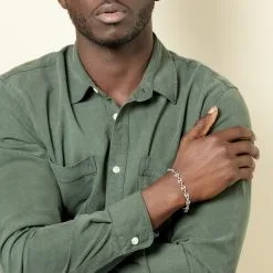 Histoire D'Or Bracelet Carrus Argent Blanc -Boucles d'oreilles Bracelet Soldes FABHBW0292 model2