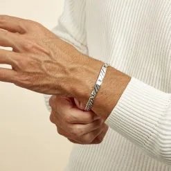 Histoire D'Or Bracelet Identite Argent Giani -Boucles d'oreilles Bracelet Soldes FABHBWN002 model1