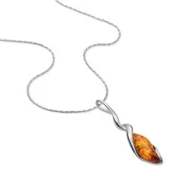 Histoire D'Or Collier Argent Blanc Milliana Ambre -Boucles d'oreilles Bracelet Soldes FACFBIM164 view1