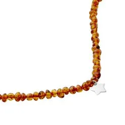 Histoire D'Or Collier Ras De Cou Argent Steffel Ambre -Boucles d'oreilles Bracelet Soldes FACFBIY208 view1