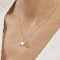 Histoire D'Or Collier Lorella Argent Blanc Perle De Culture 9 Histoire D'Or Collier Lorella Argent Blanc Perle De Culture -Boucles d'oreilles Bracelet Soldes FACFBU2144 model1