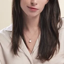 Histoire D'Or Collier Argent Blanc Cheri Perle De Culture Oxydes De Zirconium -Boucles d'oreilles Bracelet Soldes FACFBU2278 model1