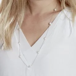 Histoire D'Or Collier Sautoir Argent Gaspar Perles De Culture 7-8mm 73cm -Boucles d'oreilles Bracelet Soldes FACFBUW141 model1