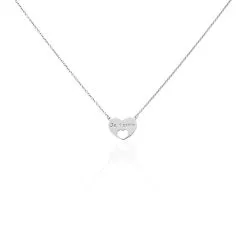 Histoire D'Or Collier Argent Blanc Aditya
