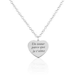 Histoire D'Or Collier Patie Argent Blanc