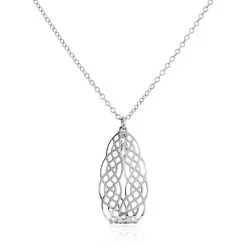 Histoire D'Or Collier Argent Blanc