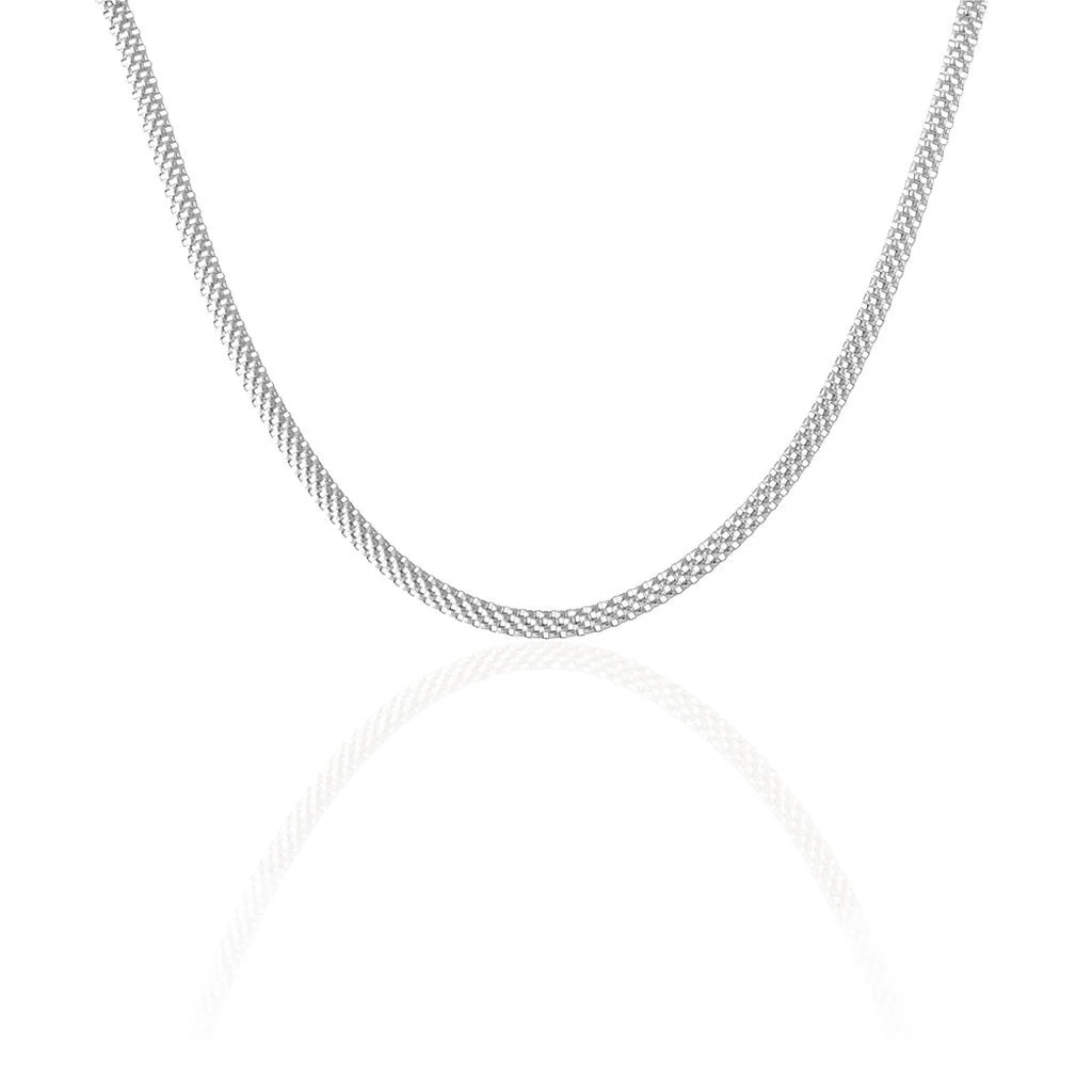 Histoire D'Or Collier Christine Argent Blanc 3 Histoire D'Or Collier Christine Argent Blanc