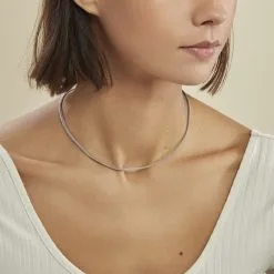 Histoire D'Or Collier Christine Argent Blanc 7 Histoire D'Or Collier Christine Argent Blanc -Boucles d'oreilles Bracelet Soldes FACFBW00GV model0