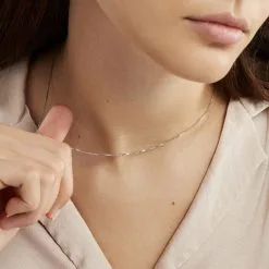 Histoire D'Or Chaîne Alyze Argent Blanc -Boucles d'oreilles Bracelet Soldes FACFBW00H0 model1