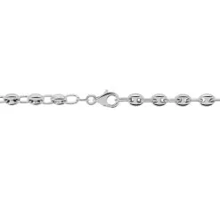 Histoire D'Or Collier Caroline Maille Grain De Cafe Argent Blanc -Boucles d'oreilles Bracelet Soldes FACFBW00HK view3