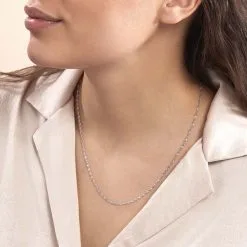 Histoire D'Or Chaîne Shanone Argent Blanc -Boucles d'oreilles Bracelet Soldes FACFBW00HM model0