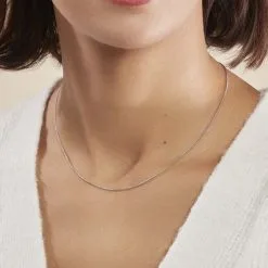 Histoire D'Or Chaîne Clementine Argent Blanc -Boucles d'oreilles Bracelet Soldes FACFBW00JT model0