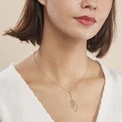 Histoire D'Or Collier Chayann Argent Blanc 8 Histoire D'Or Collier Chayann Argent Blanc -Boucles d'oreilles Bracelet Soldes FACFBW00TT model0