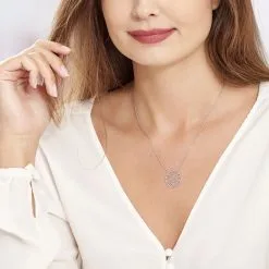 Histoire D'Or Collier Naelia Argent Blanc 7 Histoire D'Or Collier Naelia Argent Blanc -Boucles d'oreilles Bracelet Soldes FACFBW00X2 model0