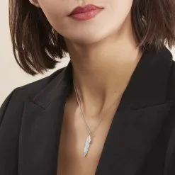 Histoire D'Or Collier Violka Argent Blanc 8 Histoire D'Or Collier Violka Argent Blanc -Boucles d'oreilles Bracelet Soldes FACFBW00ZR model0