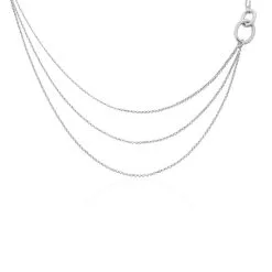 Histoire D'Or Collier Abassia Argent Blanc