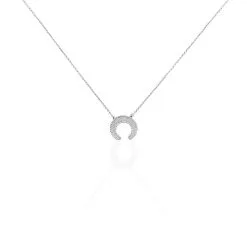 Histoire D'Or Collier Vaea Argent Blanc