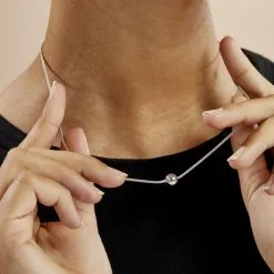 Histoire D'Or Collier Catarina Argent Blanc -Boucles d'oreilles Bracelet Soldes FACFBW016H model1