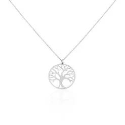 Histoire D'Or Collier Sautoir Philana Argent Blanc