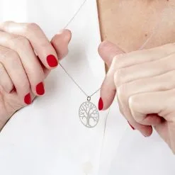 Histoire D'Or Collier Sautoir Philana Argent Blanc -Boucles d'oreilles Bracelet Soldes FACFBW018A model0