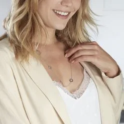 Histoire D'Or Collier Sautoir Paquito Argent Blanc 7 Histoire D'Or Collier Sautoir Paquito Argent Blanc -Boucles d'oreilles Bracelet Soldes FACFBW018B model0