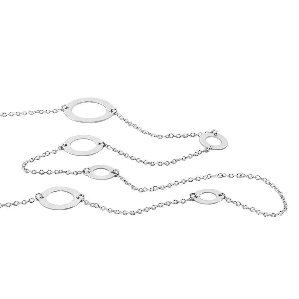 Histoire D'Or Collier Sautoir Paquito Argent Blanc 4 Histoire D'Or Collier Sautoir Paquito Argent Blanc – Image 2