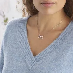 Histoire D'Or Collier Argent Blanc Olie 7 Histoire D'Or Collier Argent Blanc Olie -Boucles d'oreilles Bracelet Soldes FACFBW019Q model0