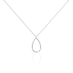 Histoire D'Or Collier Argent Blanc Camulos