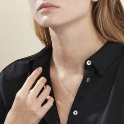 Histoire D'Or Collier Velma Argent Blanc -Boucles d'oreilles Bracelet Soldes FACFBW01DN model0