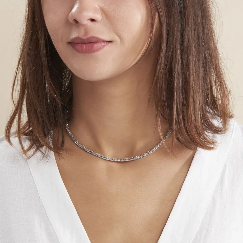 Histoire D'Or Collier Argent Blanc Aleesha 5 Histoire D'Or Collier Argent Blanc Aleesha – Image 3