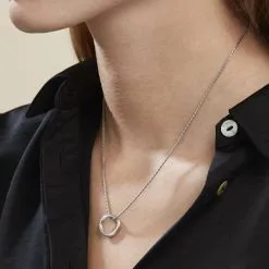 Histoire D'Or Collier Argent Blanc Melia -Boucles d'oreilles Bracelet Soldes FACFBW01E4 model1