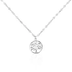 Histoire D'Or Collier Argent Blanc Buccinarie