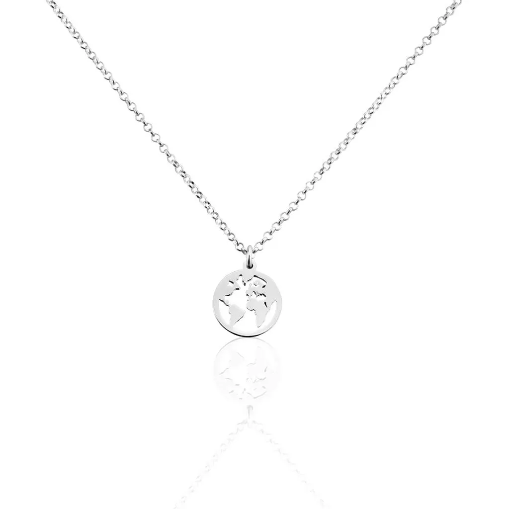 Histoire D'Or Collier Argent Blanc Colombina 3 Histoire D'Or Collier Argent Blanc Colombina
