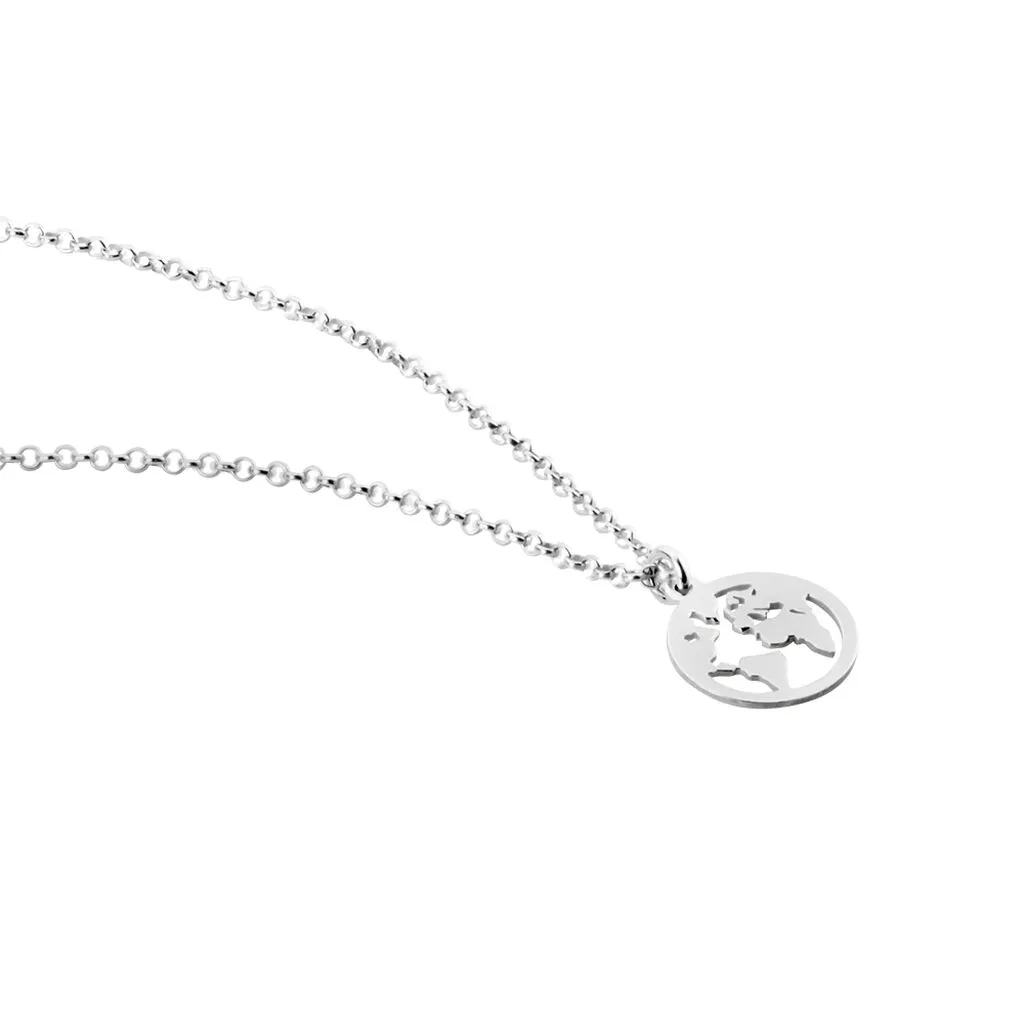 Histoire D'Or Collier Argent Blanc Colombina 4 Histoire D'Or Collier Argent Blanc Colombina – Image 2