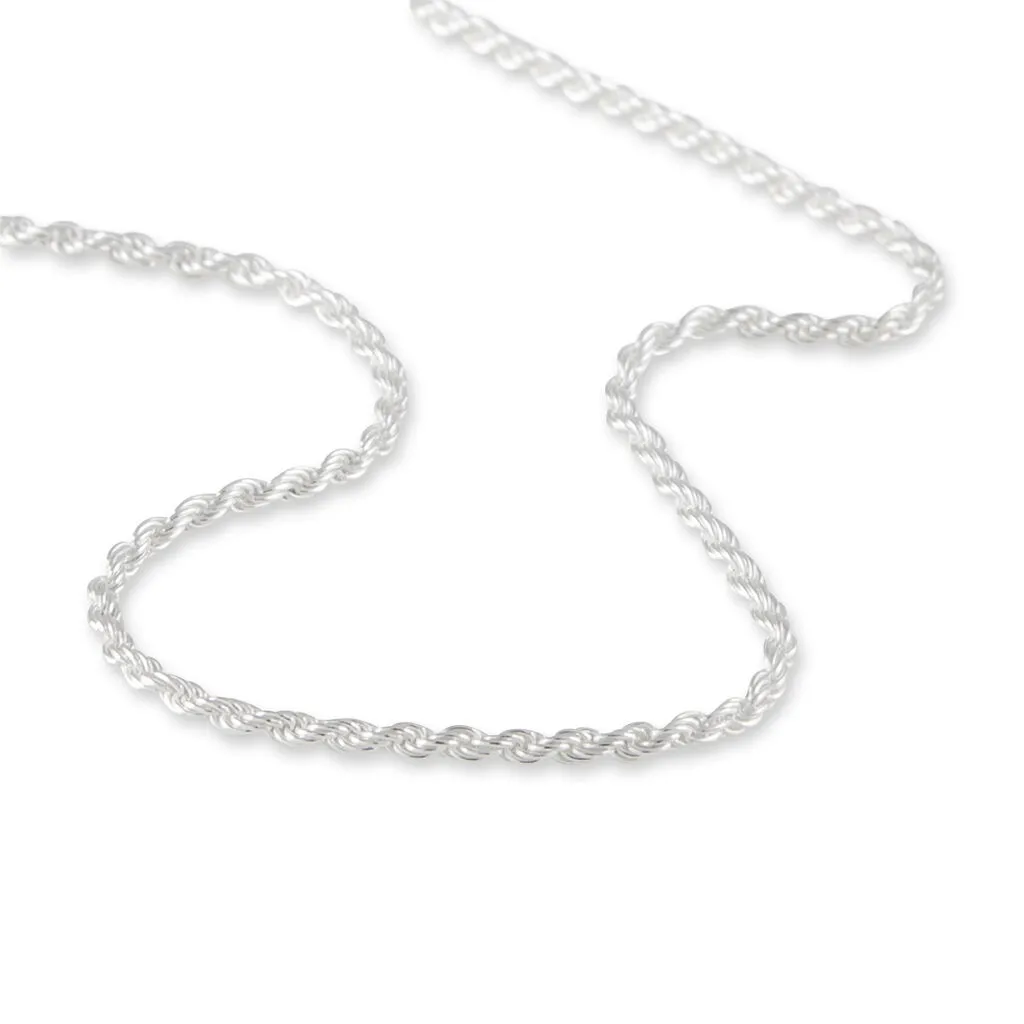 Histoire D'Or Collier Celianeae Maille Corde Argent Blanc 4 Histoire D'Or Collier Celianeae Maille Corde Argent Blanc – Image 2