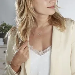 Histoire D'Or Collier Ambroisie Argent Blanc Oxyde De Zirconium 8 Histoire D'Or Collier Ambroisie Argent Blanc Oxyde De Zirconium -Boucles d'oreilles Bracelet Soldes FACFBZB151 model0